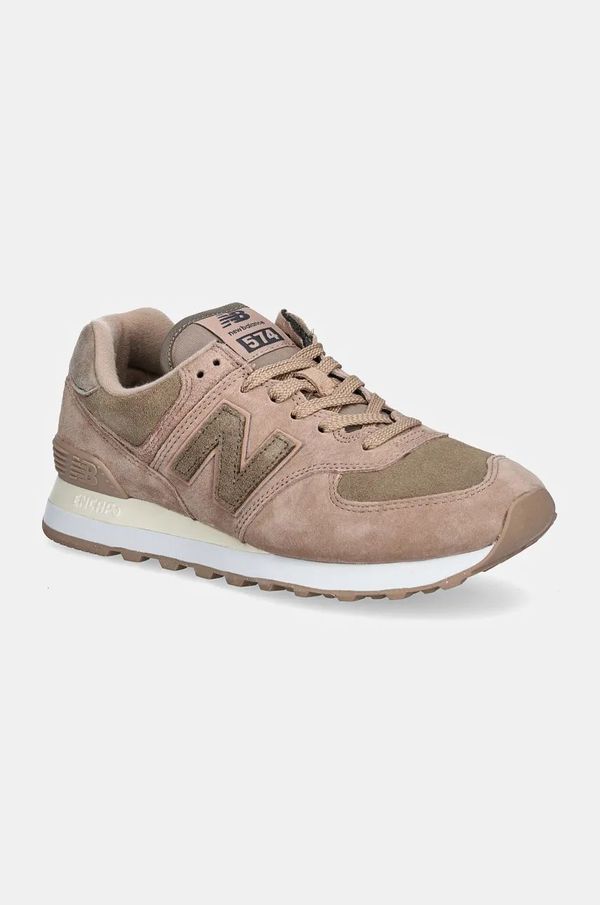 New Balance Superge New Balance 574 bež barva, WL574HI2