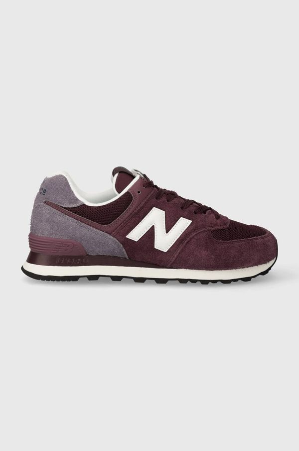 New Balance Superge New Balance 574 bordo barva, U574ABO