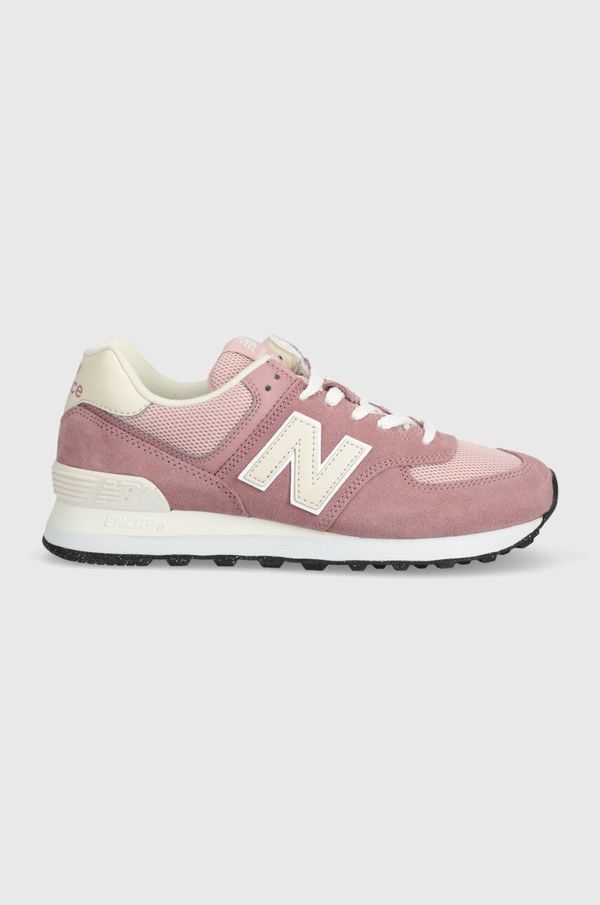 New Balance Superge New Balance 574 roza barva, U574BWE