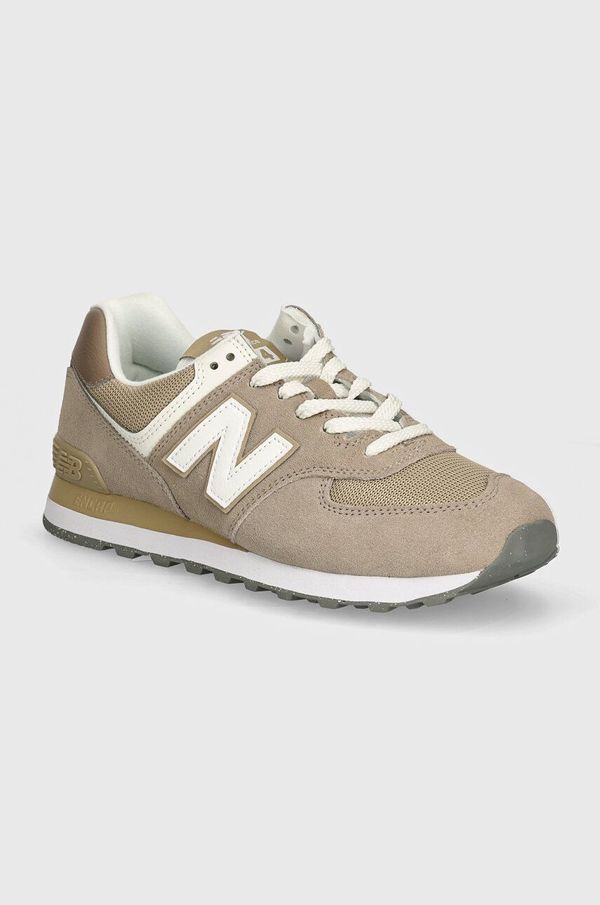 New Balance Superge New Balance 574 siva barva, U574ESF