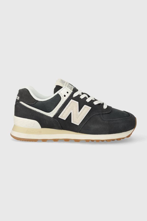 New Balance Superge New Balance 574 siva barva, WL574QF2