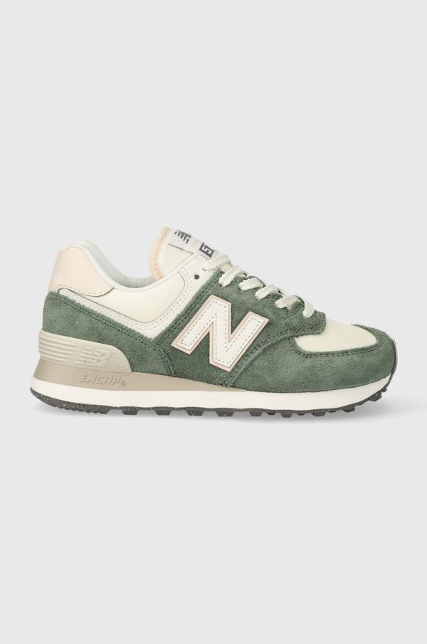 New Balance Superge New Balance 574 zelena barva