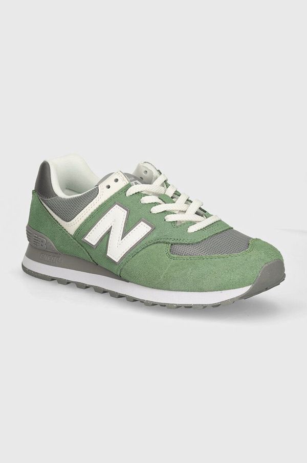 New Balance Superge New Balance 574 zelena barva, U574ESA