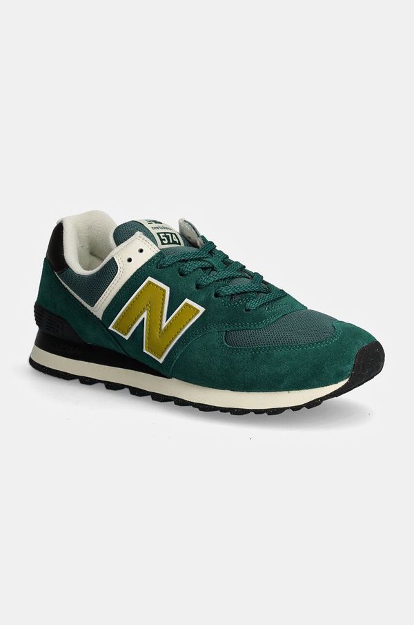 New Balance Superge New Balance 574 zelena barva, U574RBC