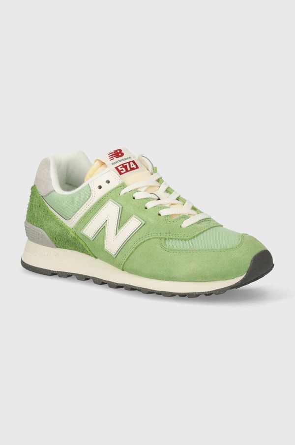 New Balance Superge New Balance 574 zelena barva, U574RCC