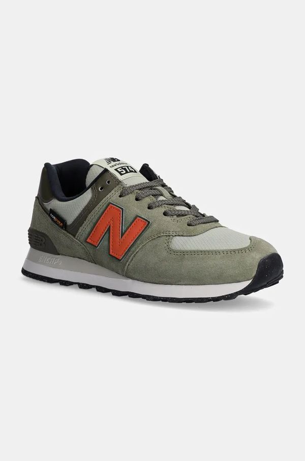 New Balance Superge New Balance 574 zelena barva, U574SOC