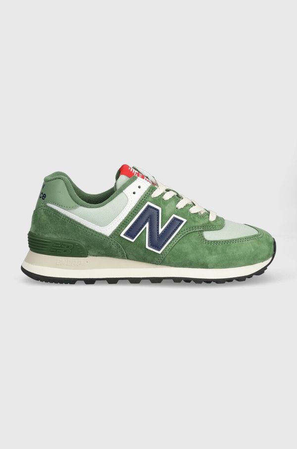 New Balance Superge New Balance 574 zelena barva