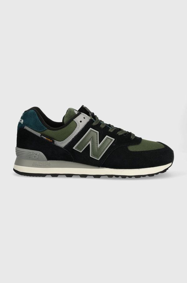 New Balance Superge New Balance U574KBG črna barva