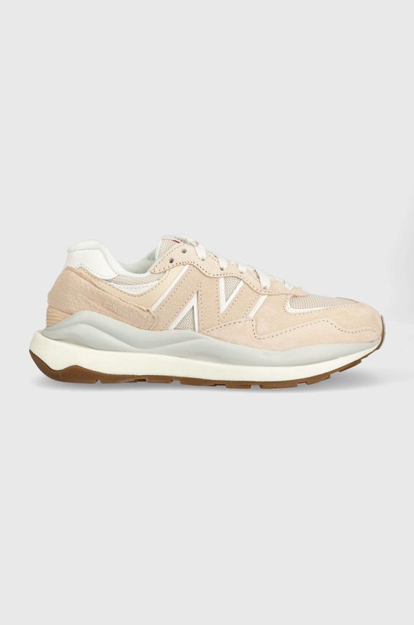 New Balance Superge New Balance W5740gvc bež barva