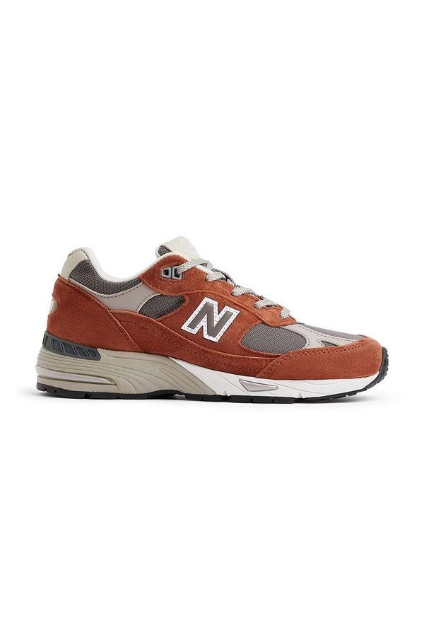 New Balance Superge New Balance W991PTY Made in UK rjava barva