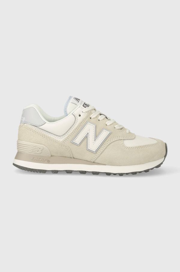 New Balance Superge New Balance WL574AA2 bež barva