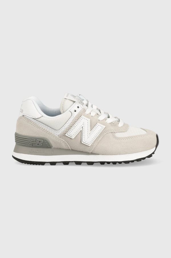 New Balance Superge New Balance WL574EVW siva barva