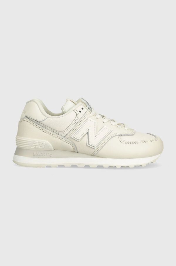 New Balance Superge New Balance WL574IR2 bež barva