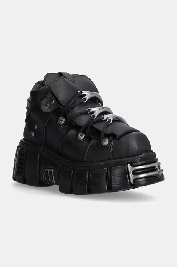 New Rock Superge New Rock Negro Tower + Negro Acero