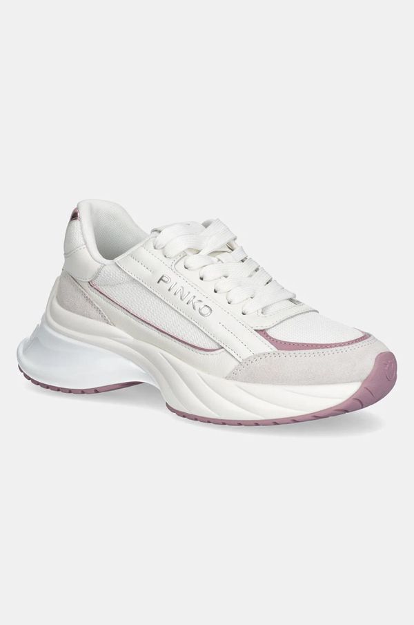 Pinko Superge Pinko Ariel bela barva, SS0031 P075 ZN3