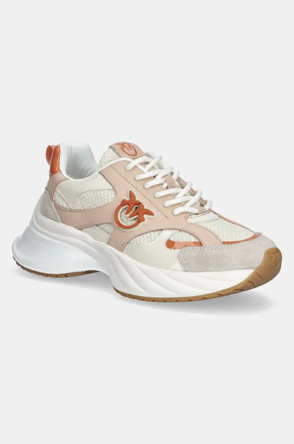 Pinko Superge Pinko Ariel bež barva, SS0067 E023 W4E