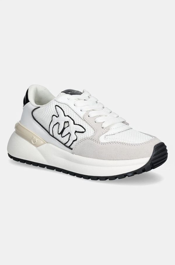 Pinko Superge Pinko Gem bela barva, SS0055 P074 ZZ1