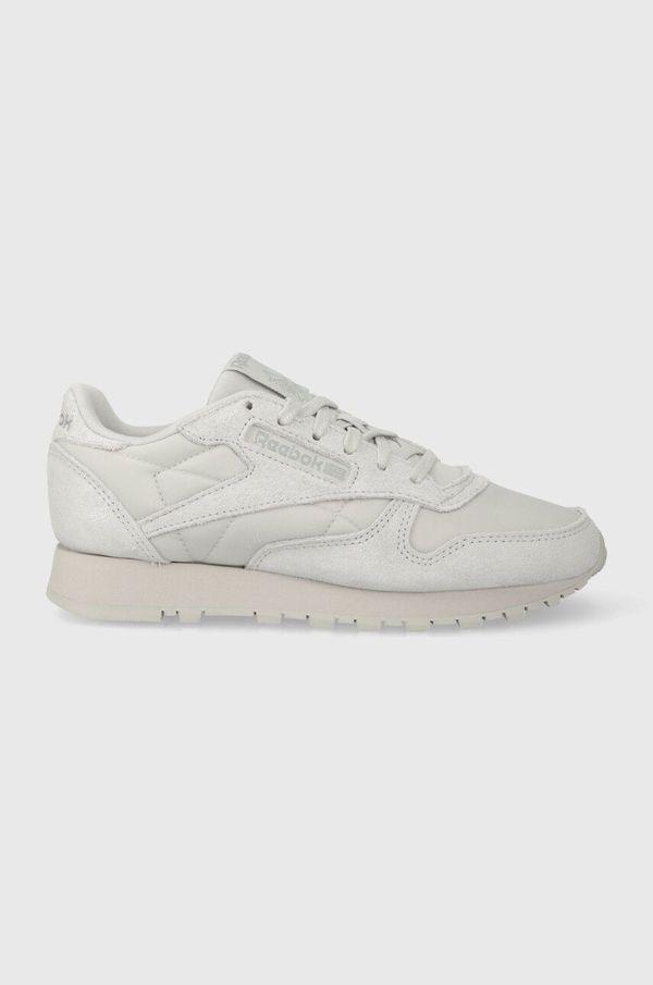 Reebok Classic Superge Reebok Classic CLASSIC LEATHER siva barva