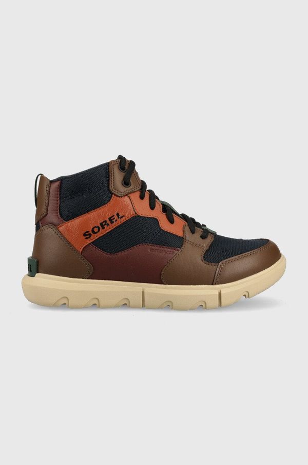 Sorel Superge Sorel Explorer Sneaker Mid rjava barva