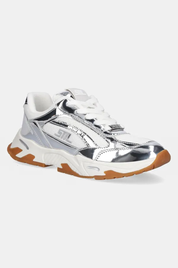 Steve Madden Superge Steve Madden Sneak Peak-E srebrna barva, SM19000129