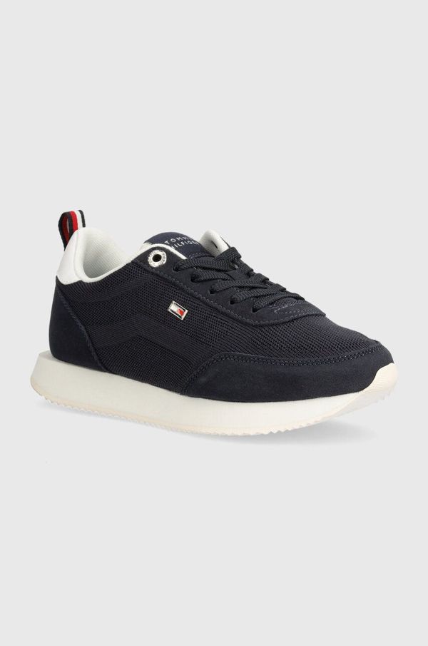 Tommy Hilfiger Superge Tommy Hilfiger FLAG KNIT RUNNER mornarsko modra barva, FW0FW07916