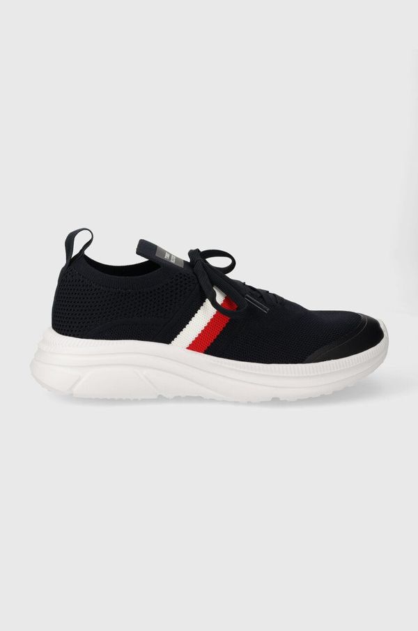 Tommy Hilfiger Superge Tommy Hilfiger MODERN RUNNER KNIT STRIPES ESS mornarsko modra barva, FM0FM04798