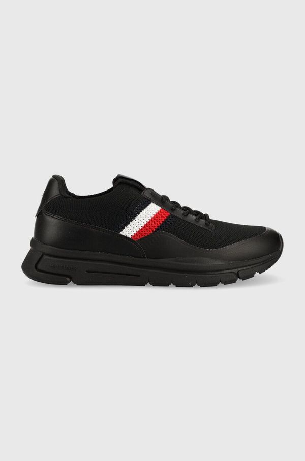 Tommy Hilfiger Superge Tommy Hilfiger PREMIUM LIGHTWEIGHT RUNNER KNIT črna barva