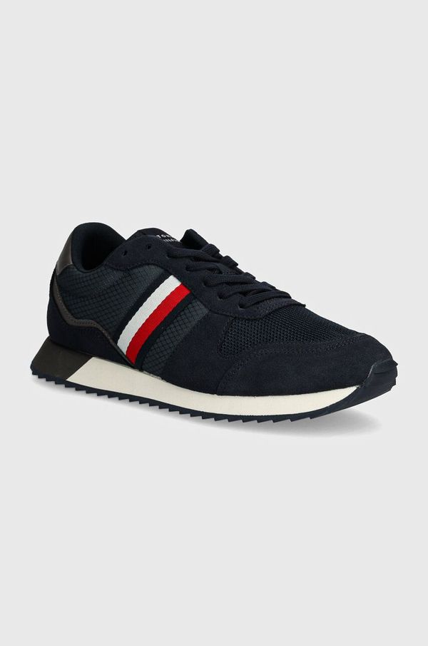 Tommy Hilfiger Superge Tommy Hilfiger RUNNER EVO MIX BLOCK mornarsko modra barva, FM0FM05298