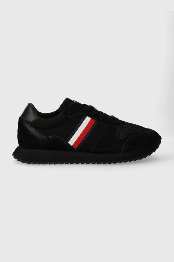 Tommy Hilfiger Superge Tommy Hilfiger RUNNER EVO MIX ESS črna barva, FM0FM04886