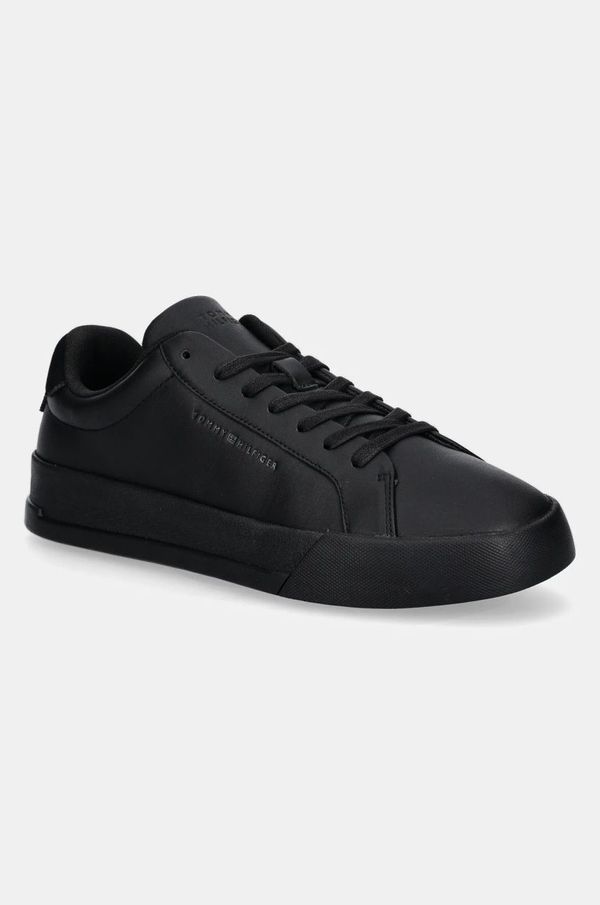 Tommy Hilfiger Superge Tommy Hilfiger TH COURT BETTER LTH črna barva, FM0FM05322