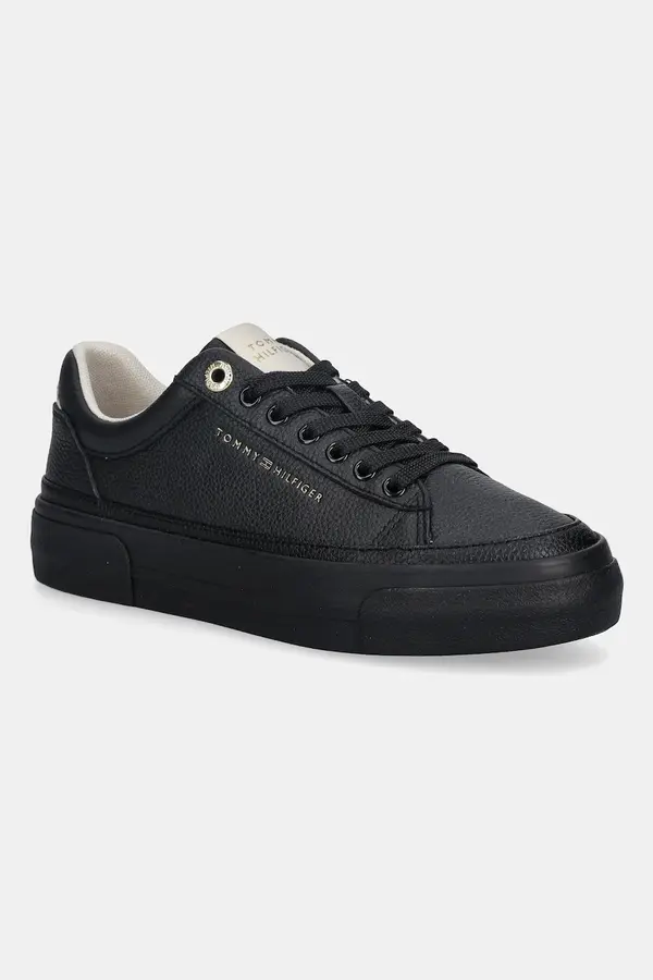 Tommy Hilfiger Superge Tommy Hilfiger TH PLATFORM SNEAKER TUMBLED LTR