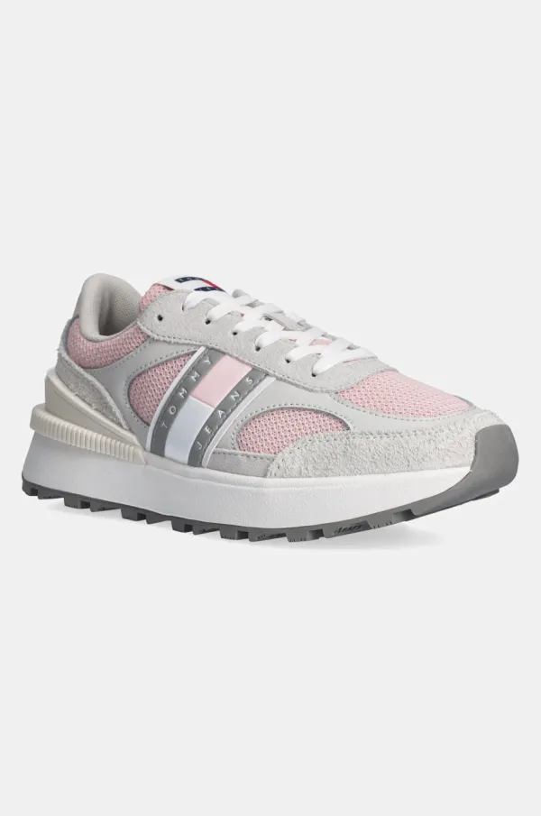 Tommy Jeans Superge Tommy Jeans TECH RUNNER roza barva, EN0EN02743