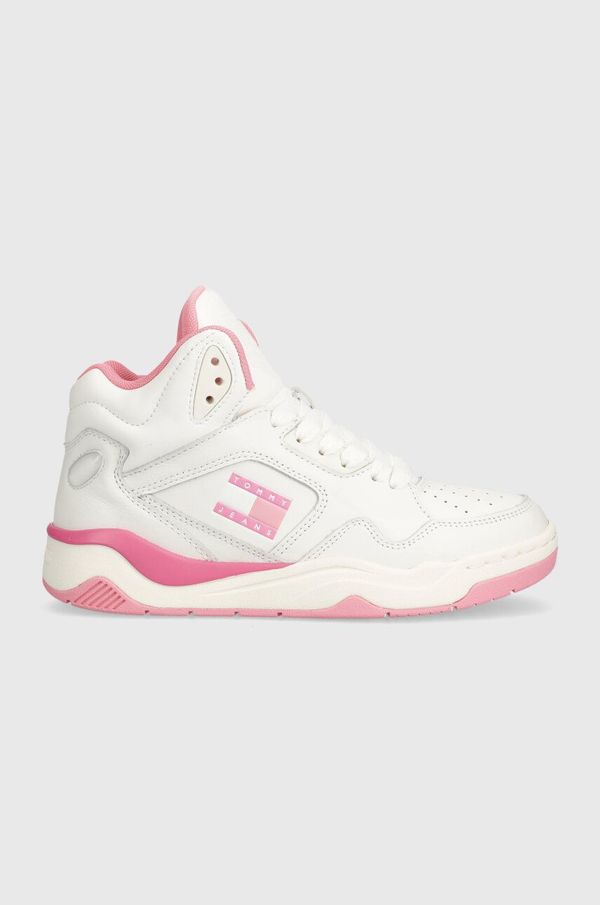 Tommy Jeans Superge Tommy Jeans TJW NEW BASKET MC bela barva, EN0EN02379