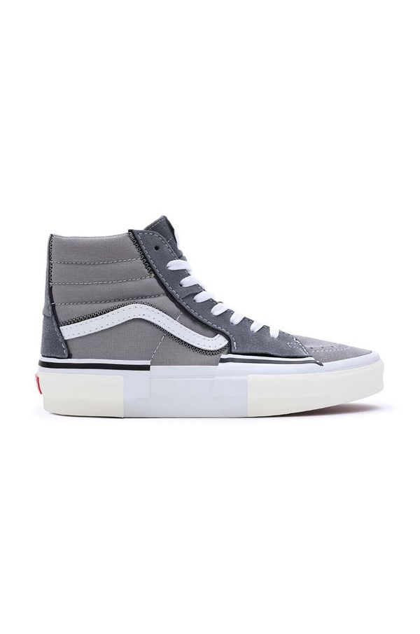 Vans Superge Vans SK8-Hi Reconstruct moški, siva barva, VN0005UKGRY1