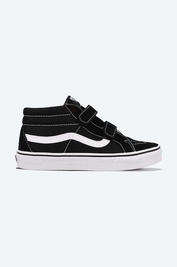 Vans Superge Vans SK8-Mid Reissue ženske, črna barva