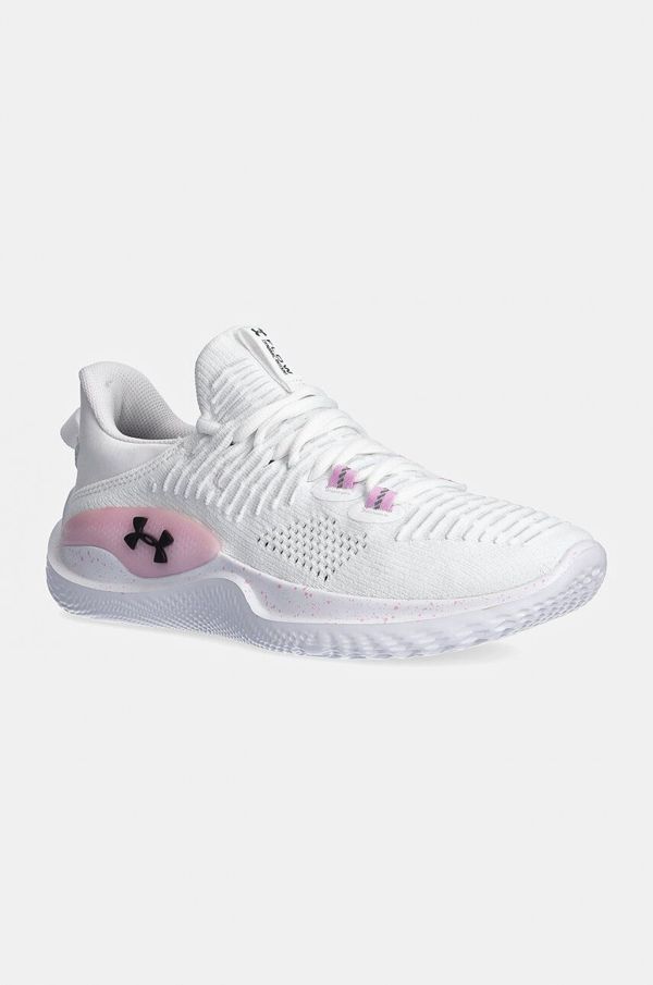 Under Armour Superge za trening Under Armour Flow Dynamic IntelliKnit bela barva