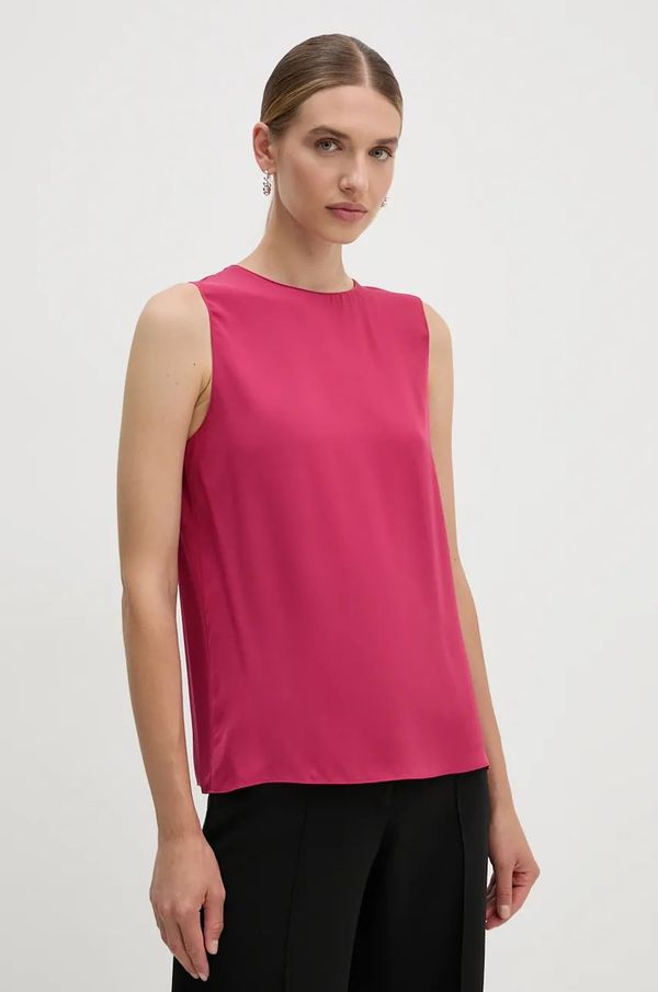 Theory Svilen top Theory roza barva, M0102539