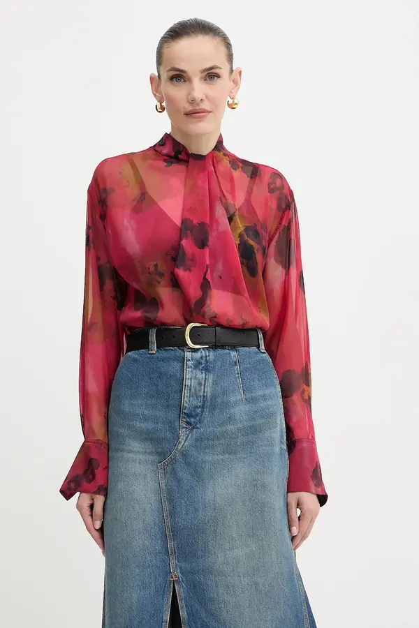 Victoria Beckham Svilena bluza Victoria Beckham