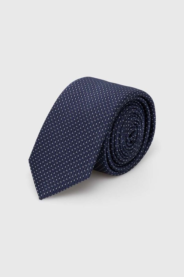 Hugo Svilena kravata HUGO mornarsko modra barva