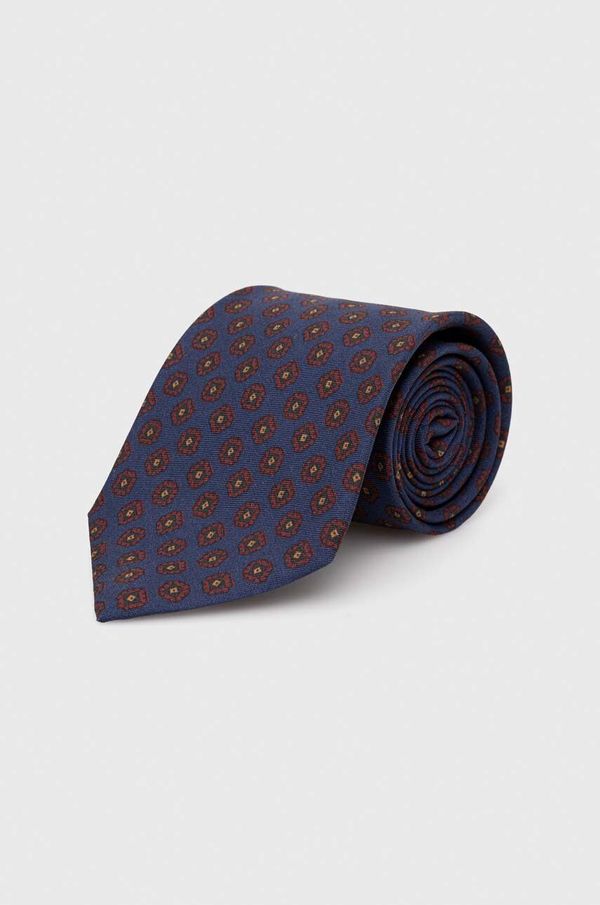 Polo Ralph Lauren Svilena kravata Polo Ralph Lauren mornarsko modra barva