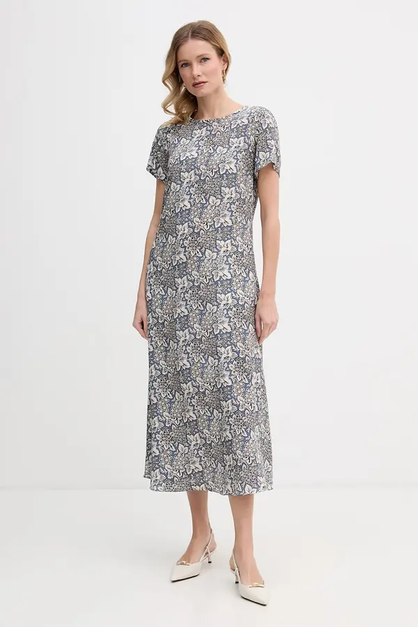 Weekend Max Mara Svilena obleka Weekend Max Mara CRESPO