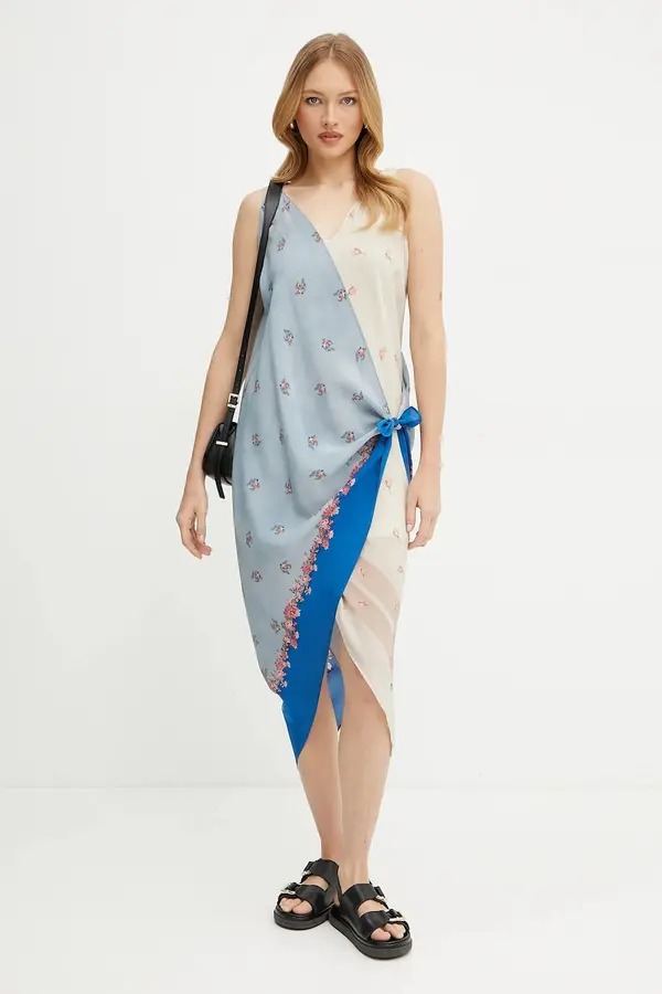 Weekend Max Mara Svilena obleka Weekend Max Mara