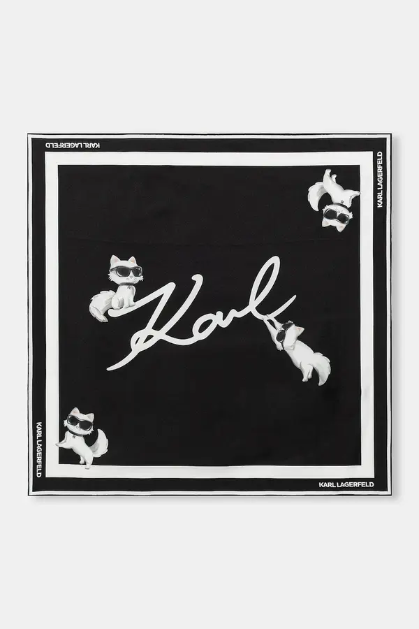Karl Lagerfeld Svilena rutica Karl Lagerfeld IKON