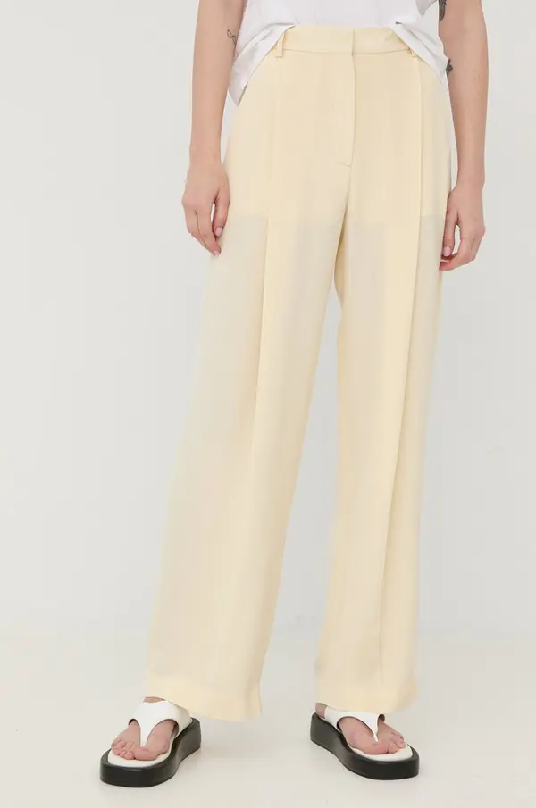 Victoria Beckham Svilene hlače Victoria Beckham