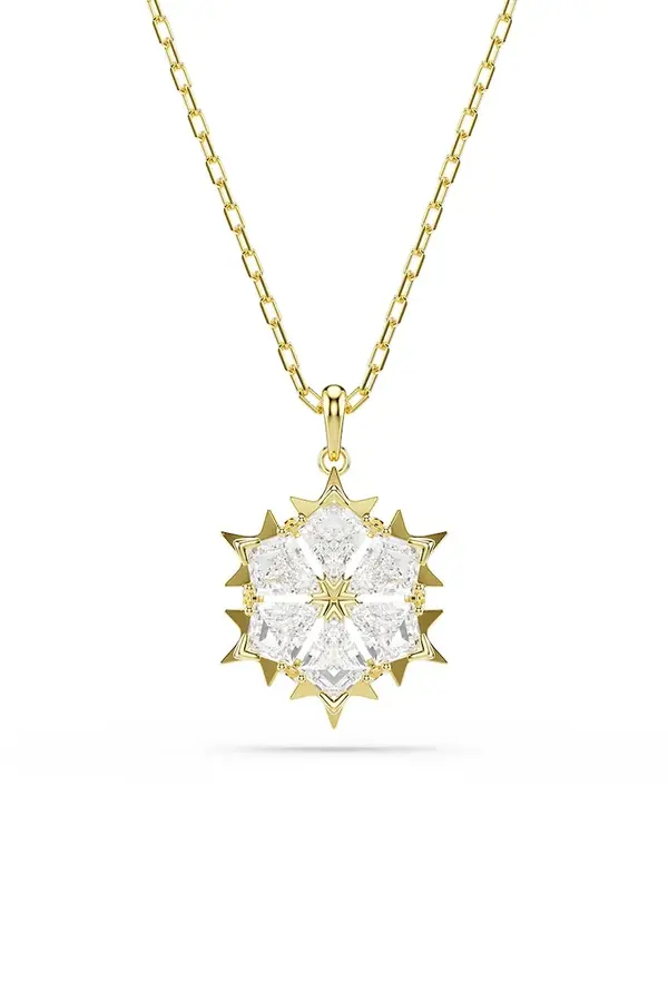 Swarovski Swarovski ogrlica z obeskom ženska pozlačena s kubičnim cirkonijem MAGIC