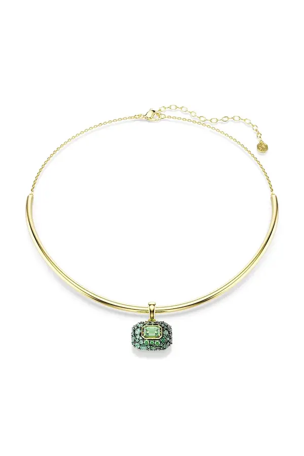 Swarovski Swarovski ogrlica z obeskom ženska pozlačena s kubičnim cirkonijem SUBLIMA