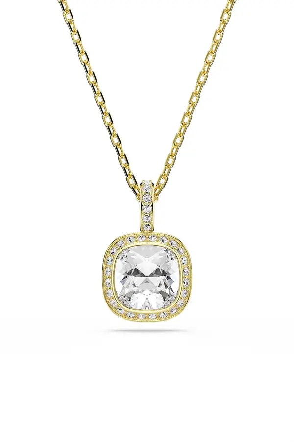 Swarovski Swarovski ogrlica z obeskom ženska pozlačena s Swarovski kristalom UNA