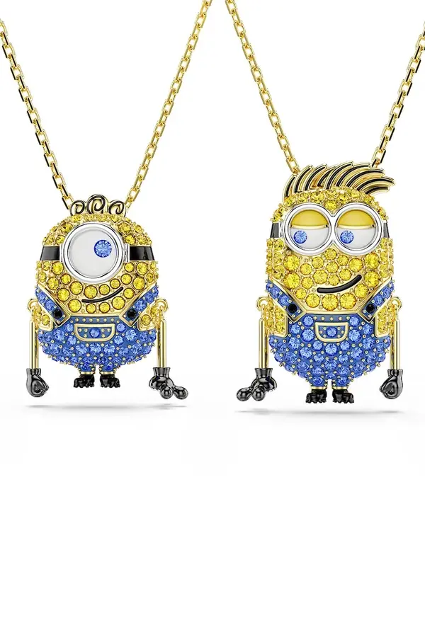 Swarovski Swarovski ogrlica ženska pozlačena s kubičnim cirkonijem MINIONS