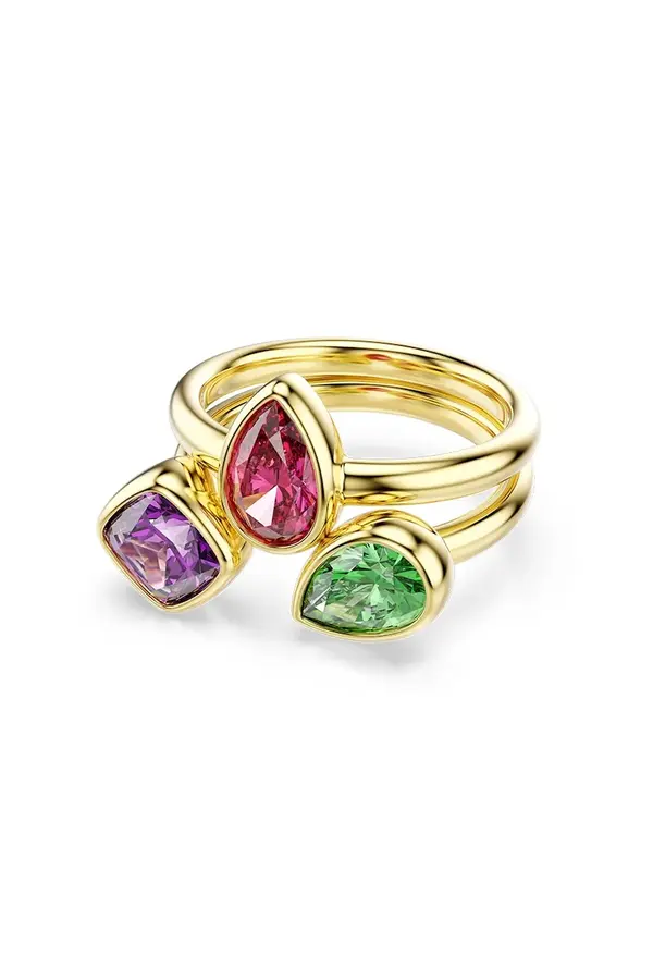 Swarovski Swarovski prstan ženski pozlačen s kubičnim cirkonijem IMBER