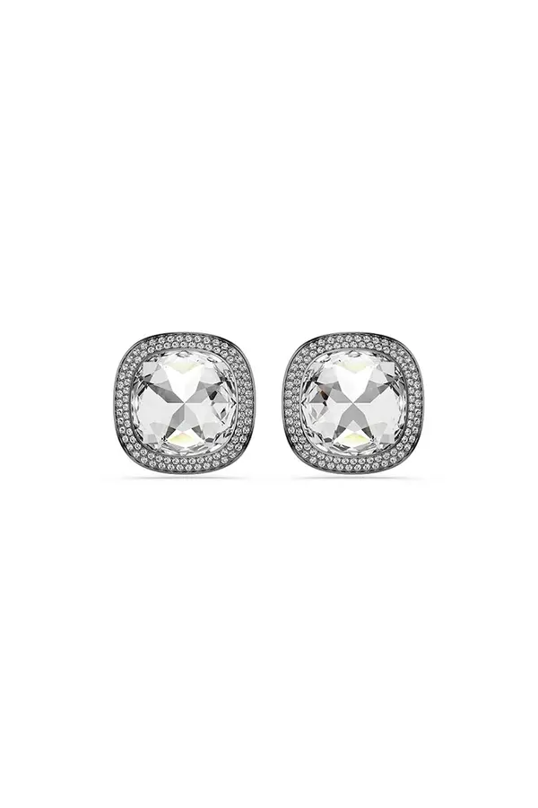 Swarovski Swarovski uhani na sponko ženski kovinski s kristalom Swarovski UNA